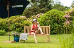 Teak Bank Andorra ohne Armlehnen
