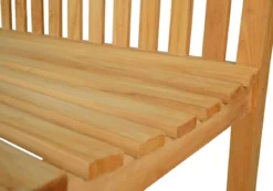 Teak Bank Andorra ohne Armlehnen 110 cm