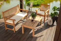 Teak Bank Victoria 140 cm
