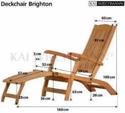 Teak Deckchair Brighton
