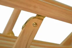 Teak Deckchair mit Rad