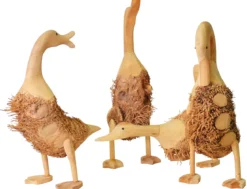 Teak Deko-Ente EMIL