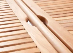 Teak Doppelliege Brighton
