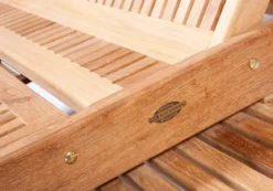 Teak Doppelliege Brighton