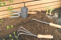 Teak Gartenwerkzeug 4er Set Casoli