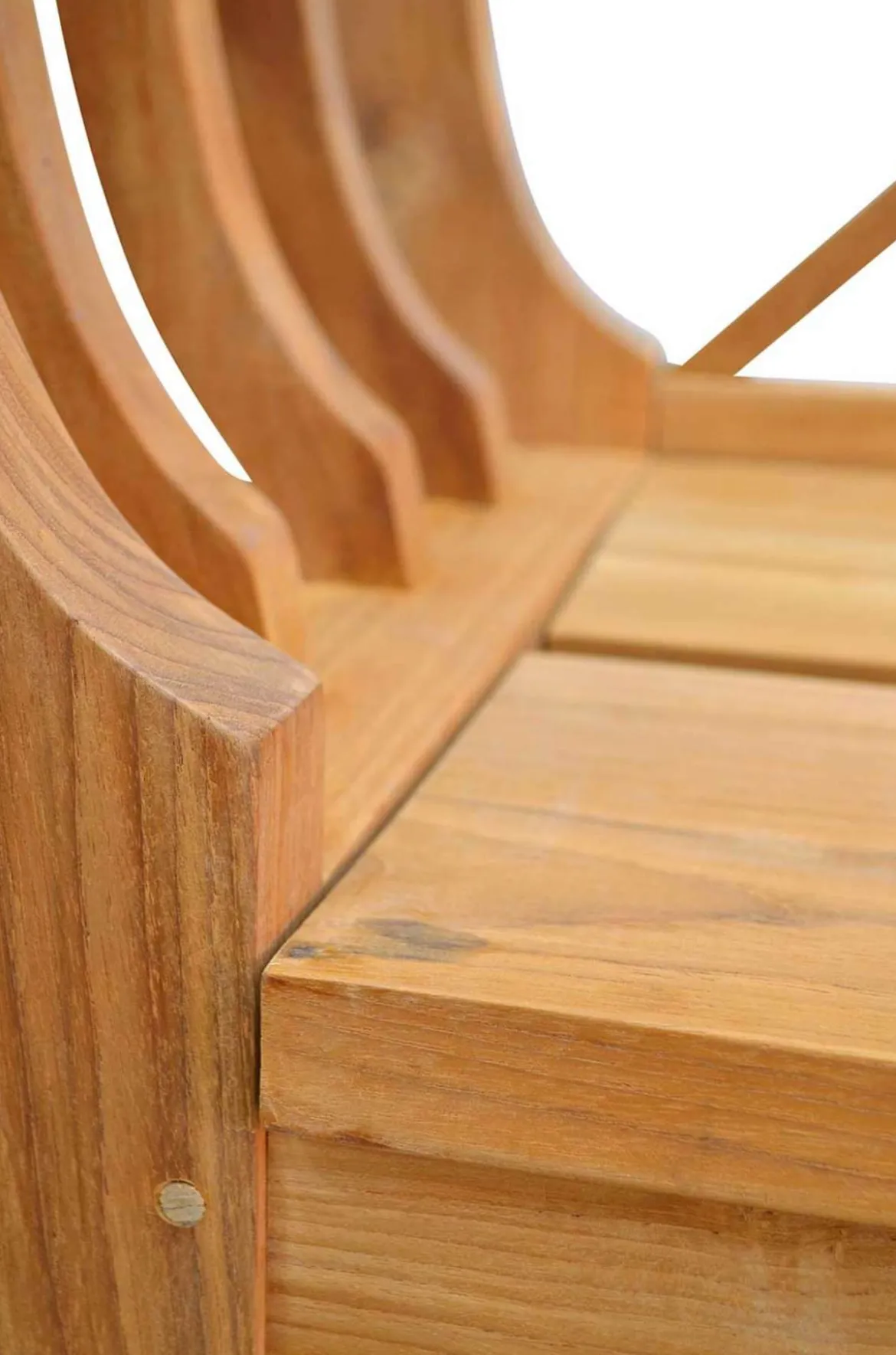 Teak Hofbank Biedermeier