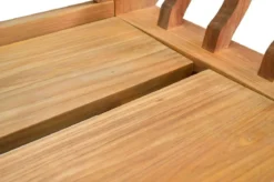 Teak Hofbank Biedermeier