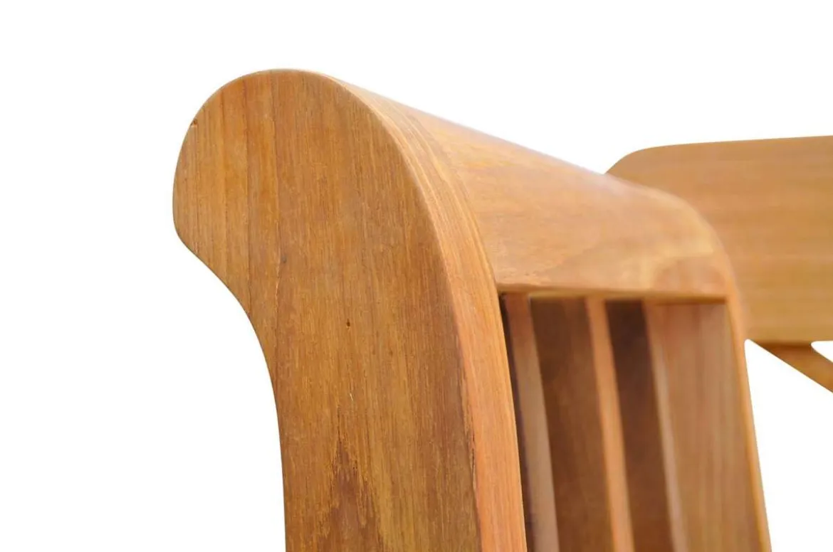 Teak Hofbank Biedermeier