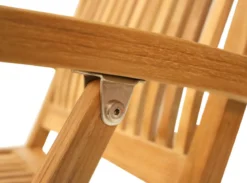 Teak Klappstuhl Vitello mit Armlehnen
