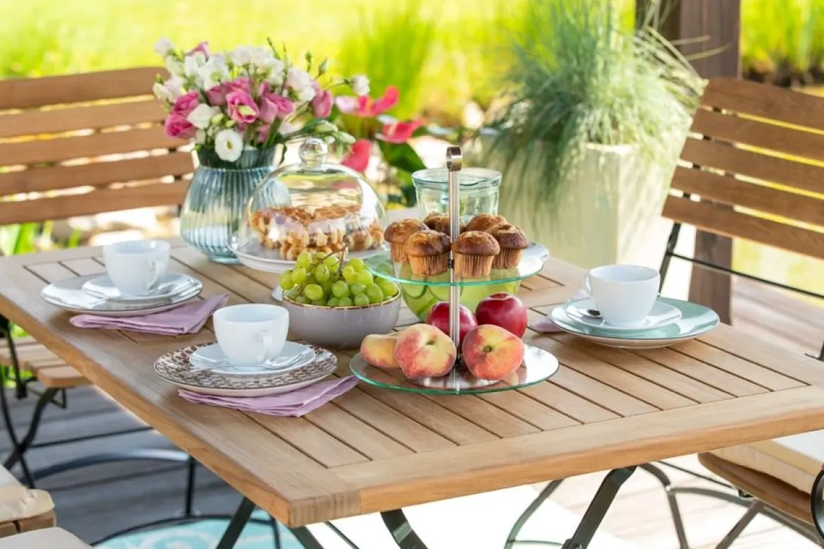 Teak Klapptisch Bellevue 180x90cm