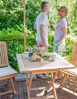 Teak Klapptisch Brighton rechteckig 100 cm