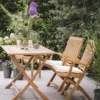Teak Klapptisch rechteckig Fano