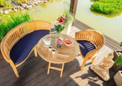 Teak Klapptisch rund Ravenna 70 cm