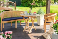 Teak Klapptisch rund Ravenna 70 cm