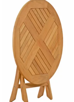 Teak Klapptisch rund Ravenna 110 cm