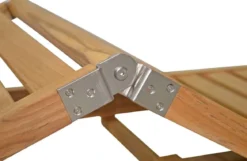 Teak Liege Savona mit Knick
