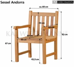 Teak Sessel Andorra