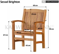Teak Sessel Brighton