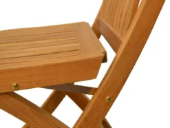 Teak Sitzgruppe Brighton mit Klappstühlen 1-8 Personen