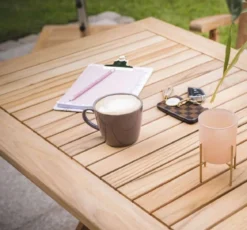 Teak Sitzgruppe Fano und Vitello 1-4 Personen mit Klappfunktion