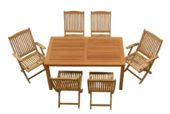 Teak Sitzgruppe London und Portofino 1-8 Personen