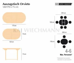 Teak Sitzgruppe Orvieto und Pisa 4-10 Personen mit Ausziehfunktion