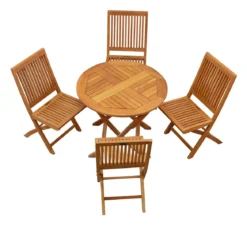 Teak Sitzgruppe Ravenna und Vitello 1-6 Personen mit Klappfunktion