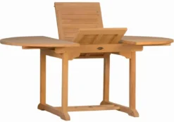 Teak Sitzgruppe Rondo und Vitello 6-8 Personen mit Ausziehfunktion