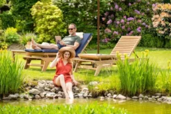 Teak Sonnenliege Komfort