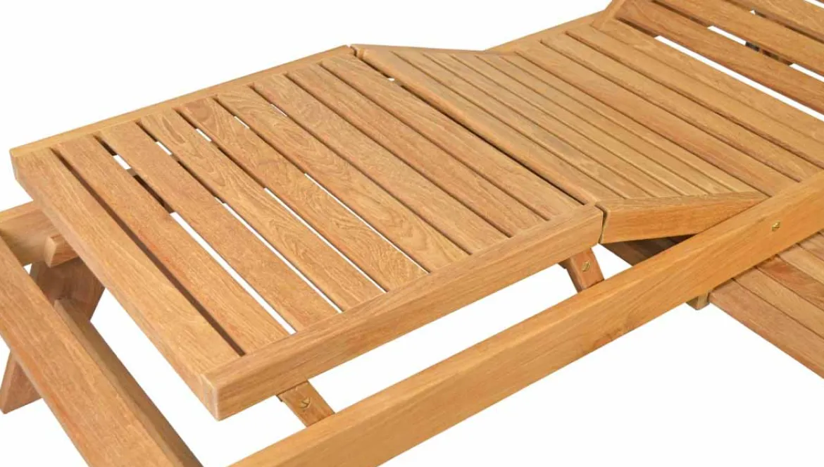 Teak Sonnenliege Komfort