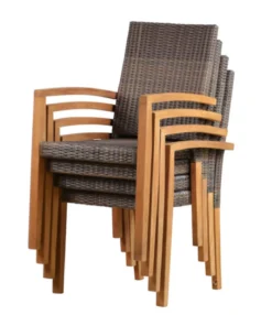 Teak Stapelsessel Livorno