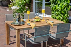 Teak Tisch Edelstahl Triton