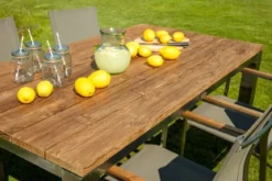 Teak Tisch Hamilton Edelstahl