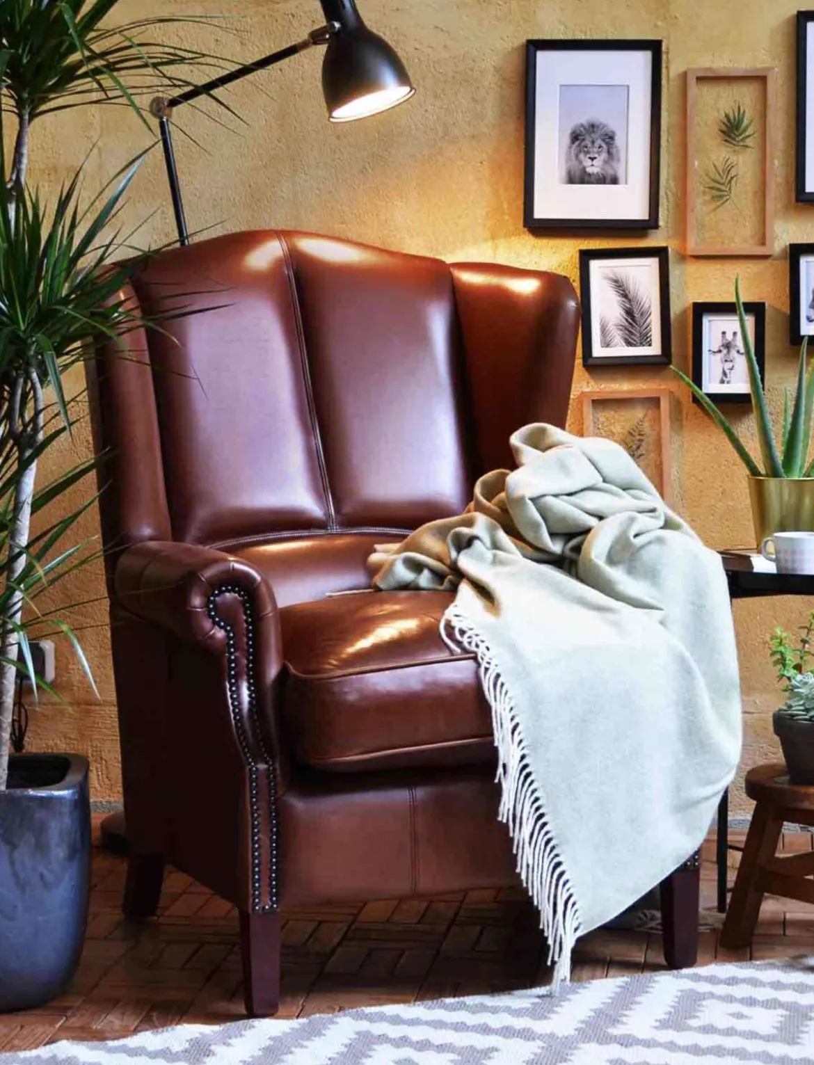 Wingchair Lendenstütze Rindsleder